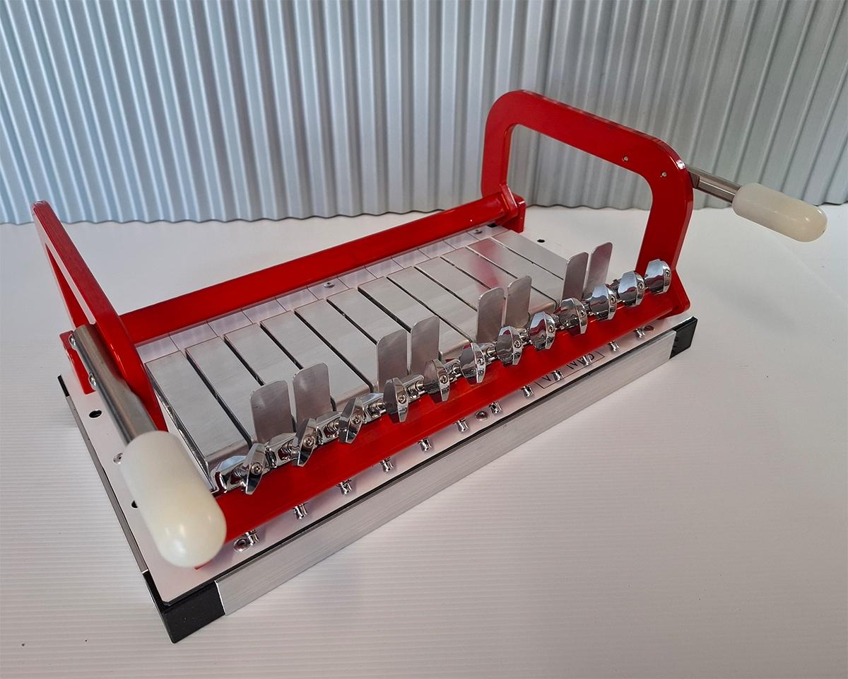 Soap Cutter SC12-25 Red Finish Chrome Controls